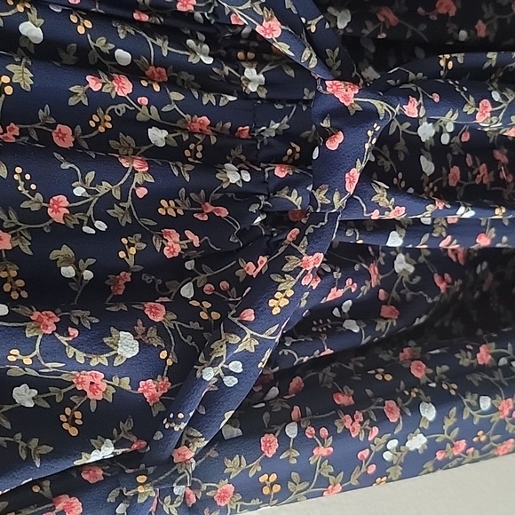 Floral Bell Bottom Jumpsuit - Picture 5 of 6